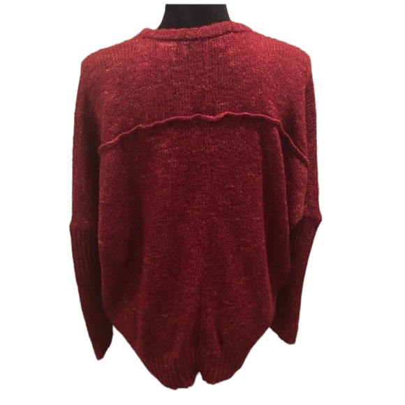 Kersh pullover knit wine colour long sleeve sweater cozy cold wear size medium - Picture 5 of 7